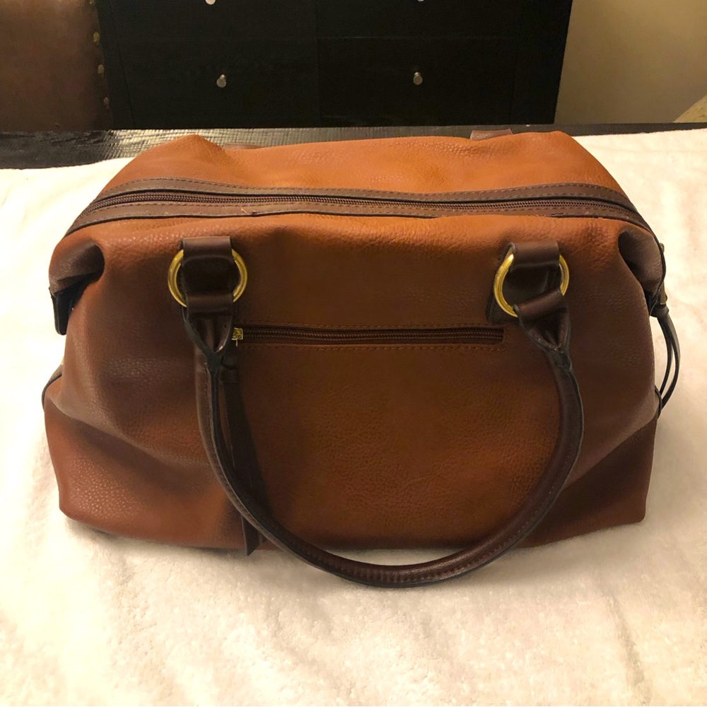 A+ Brand Faux Leather Bag 16”L x 7”W x 12”H